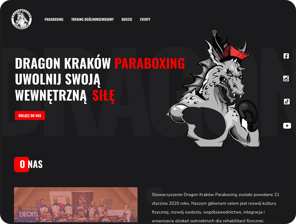 Dragon Paraboxing Kraków work image